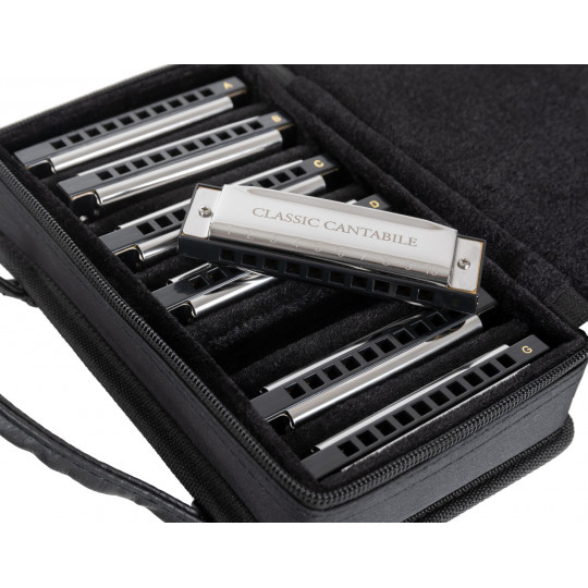 Classic Cantabile AHBS-7 Alabama Blues Harmonika Set