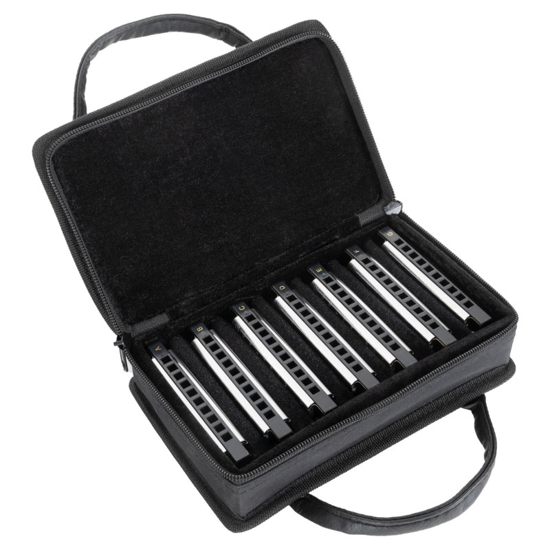 Classic Cantabile AHBS-7 Alabama Blues Harmonika Set Classic Cantabile AHBS-7 Alabama Blues Harmonika Set