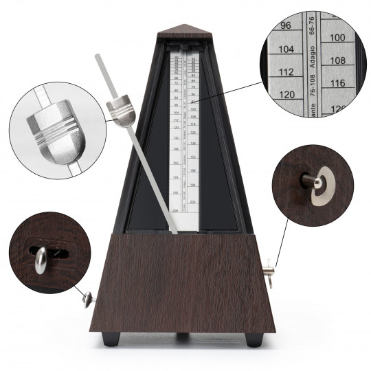 Steinmayer M-03G metronom hnědý