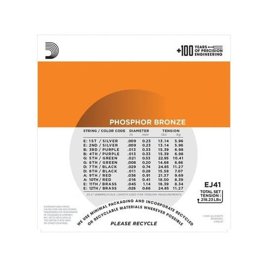D'Addario EJ41 - struny pro akustickou kytaru