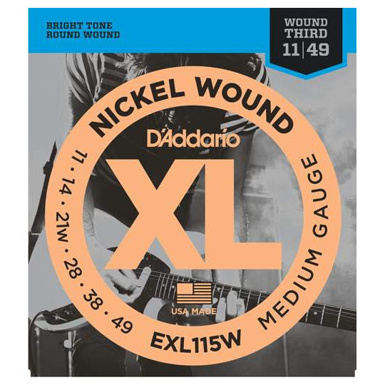 D'Addario EXL115W - struny pro elektrickou kytaru