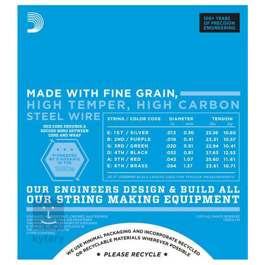 D'Addario EXL145 - struny pro elektrickou kytaru