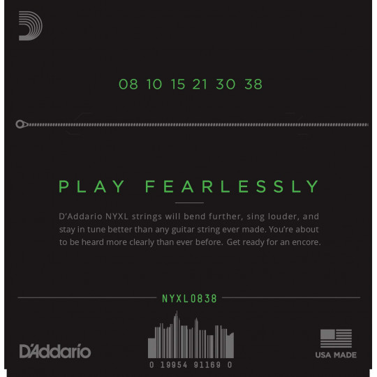 D'Addario NYXL0838 - struny pro elektrickou kytaru