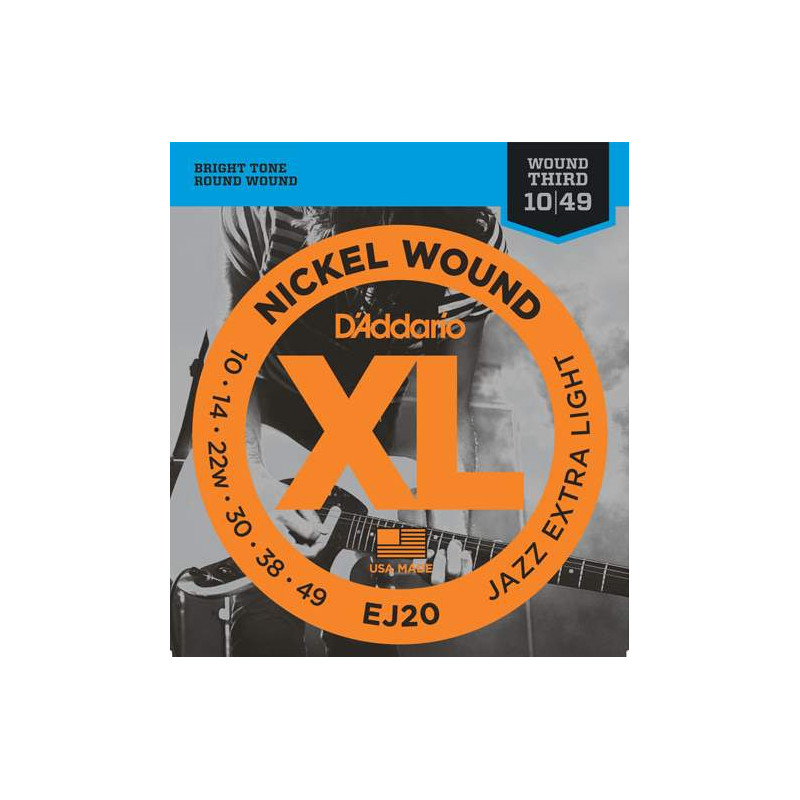 D'Addario EJ20 - struny pro elektrickou kytaru D'Addario EJ20 - struny pro elektrickou kytaru