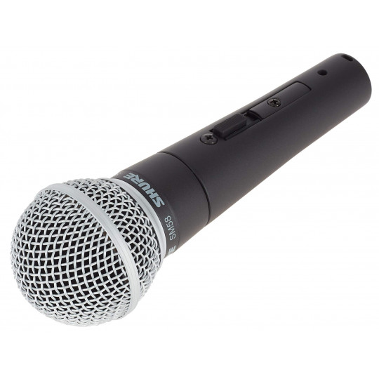 SHURE SM58SE - dynamický mikrofon zpěvový s vypínačem