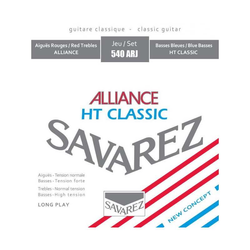 Savarez struny pro klasickou kytaru Concert Alliance 540 Sada Savarez struny pro klasickou kytaru Concert Alliance 540 Sada