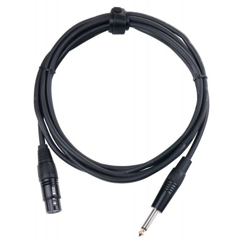 Pronomic Stage XFJ-2.5 mikrofonní - propojovací kabel XLR-jack 2,5 m, černý Pronomic Stage XFJ-2.5 mikrofonní - propojovací kabel XLR-jack 2,5 m, černý