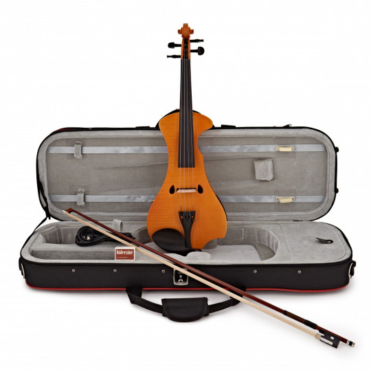 Hidersine Violin Outfit  Electric Flamed Maple Veneer