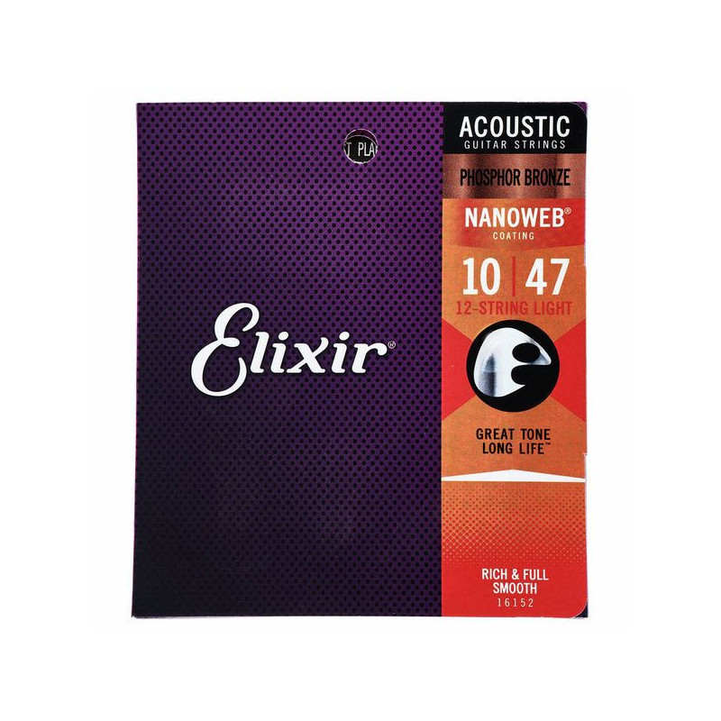 ELIXIR struny pro 12-ti strunnou kytaru ELIXIR struny pro 12-ti strunnou kytaru
