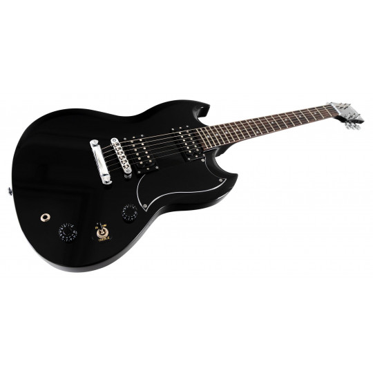 Shaman Element Series DCX-100B Electric Guitar Black