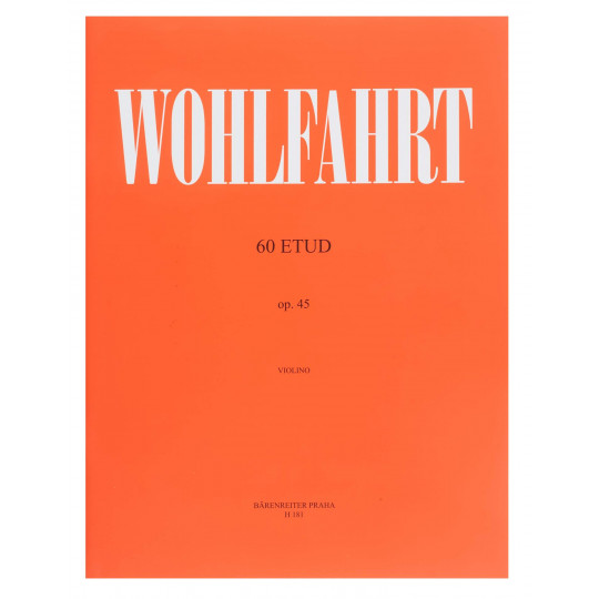 Wohlfahrt Franz - 60 etud op. 45 pro housle