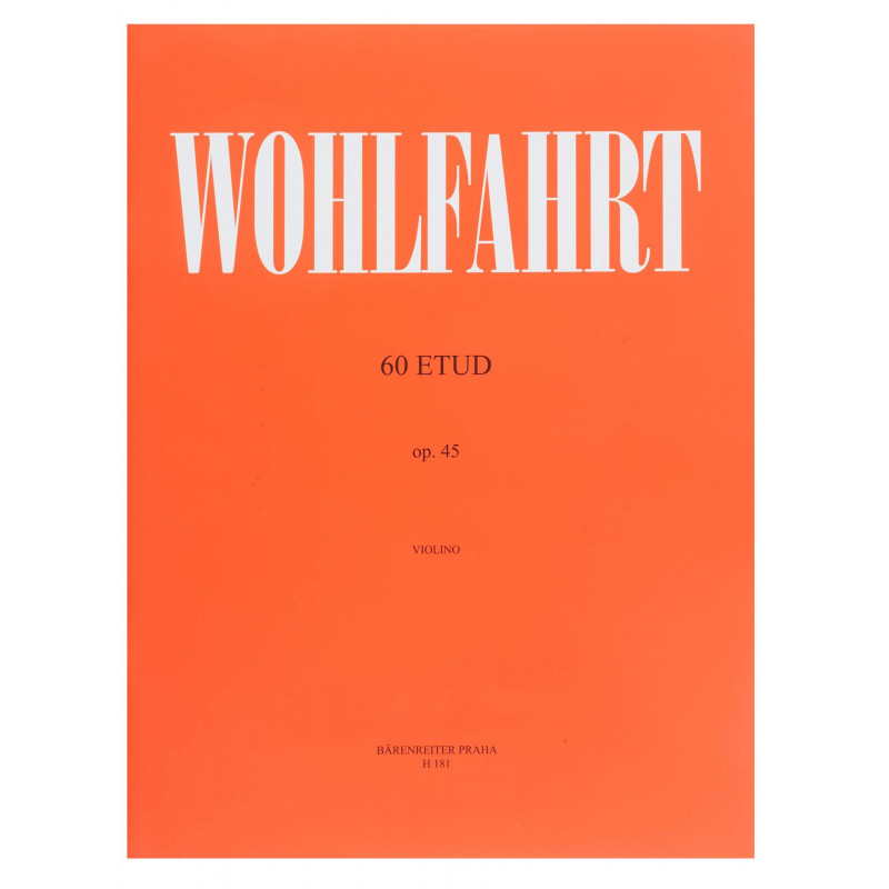 Wohlfahrt Franz - 60 etud op. 45 pro housle Wohlfahrt Franz - 60 etud op. 45 pro housle