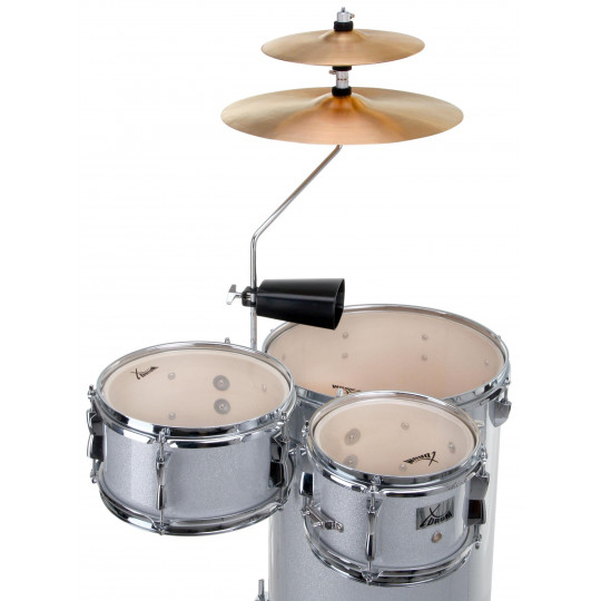 XDrum Club Perkusní set – stříbrný