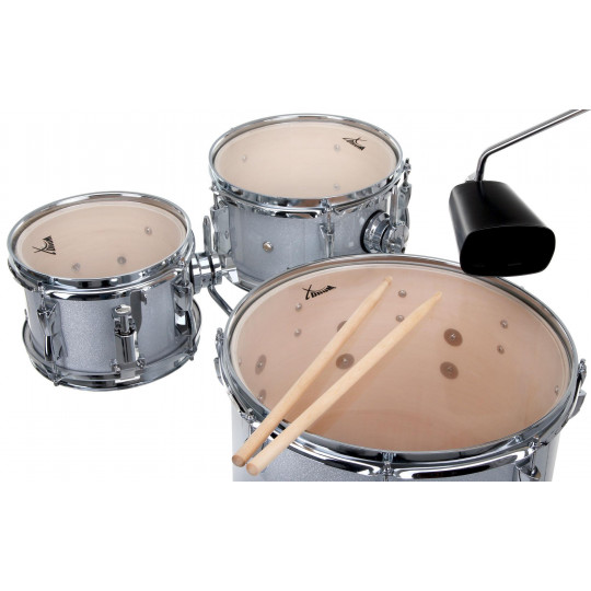 XDrum Club Perkusní set – stříbrný