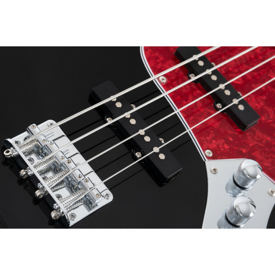 Rocktile Pro JB-30BK Black 70's Deluxe - elektrická baskytara