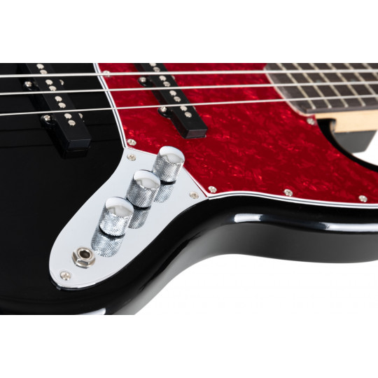 Rocktile Pro JB-30BK Black 70's Deluxe - elektrická baskytara