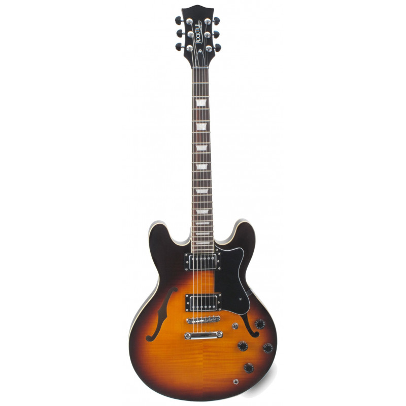 Rocktile Pro HB100-SB semiakustická kytara Vintage Sunburst Rocktile Pro HB100-SB semiakustická kytara Vintage Sunburst