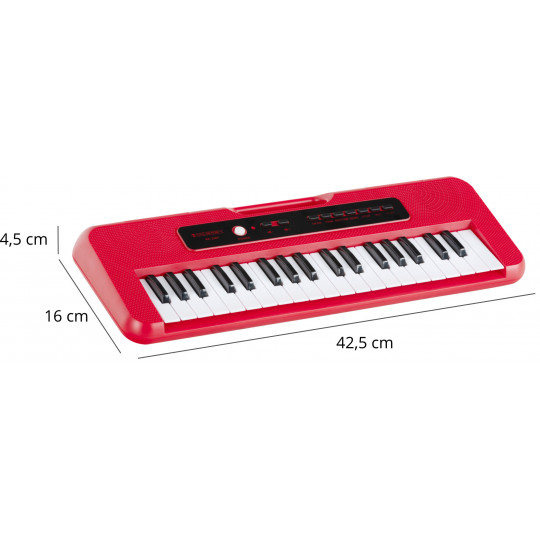 Proline KT-3712 dětské klávesy červené
