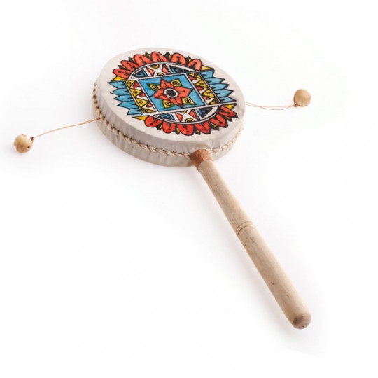 Etno - Budhistický meditační bubínek střední