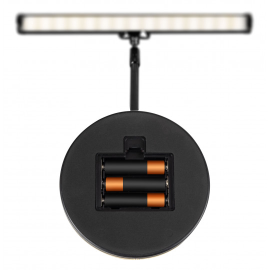 PROLINE Klavírní LED lampička deluxe černá
