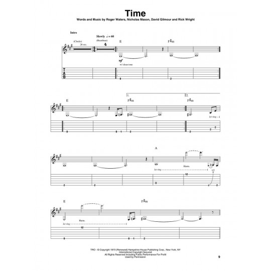Guitar Play Along 68 - PINK FLOYD - Dark side of the moon