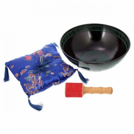 Etno tibetská mísa hliníková 32 cm