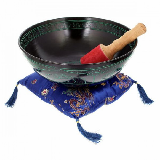 Etno tibetská mísa hliníková 32 cm