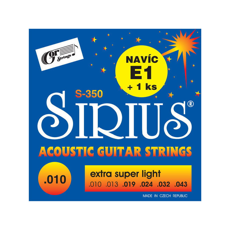 Sirius S-350 struny kytarové