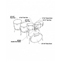 Tama IP62H6W-BRM Imperialstar Burnt Red Mist