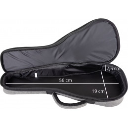 Proline obal na sopránové ukulele Grey/Black