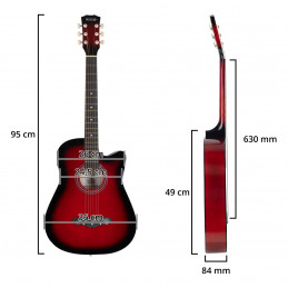 Rocktile WSD-5C-RDB Slim Line SET Redburst