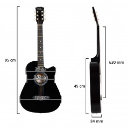 Rocktile WSD-5C-BK Slim Line SET Black