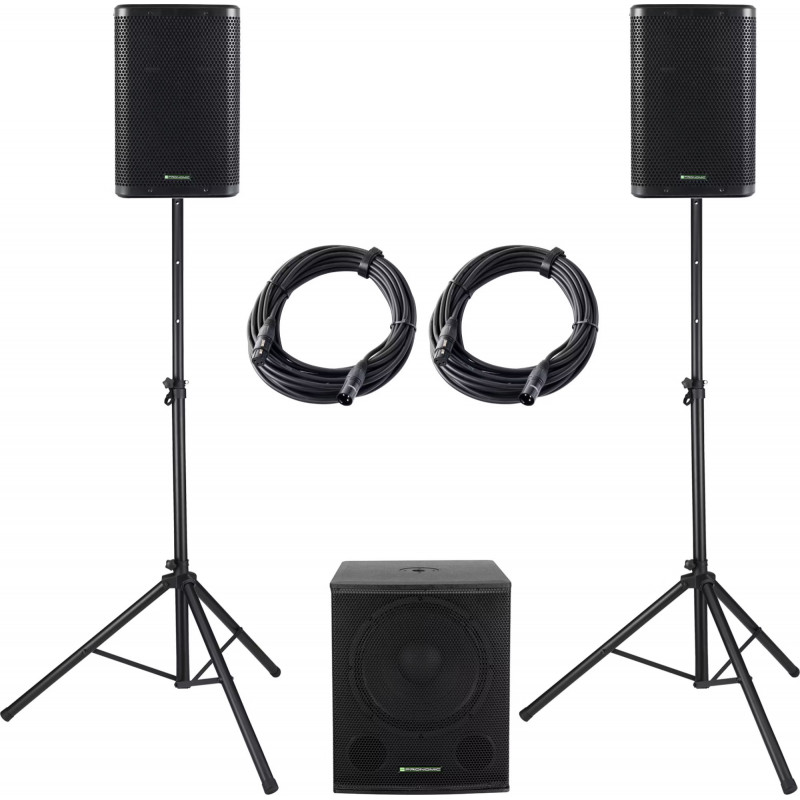 Pronomic Powerstage Concert 1510 2.1 PA Set 700 W Pronomic Powerstage Concert 1510 2.1 PA Set 700 W