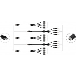 Beatfoxx SDH-340/16 USB-C Silent Disco V2 Set 16x sluchátka