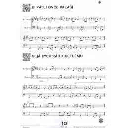 12 vánočních koled pro klarinet a fagot /violoncello