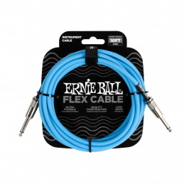 Ernie Ball 6412 Flex kabel Jack 3m modrý