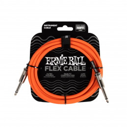 Ernie Ball 6416 Flex kabel Jack 3m oranžový
