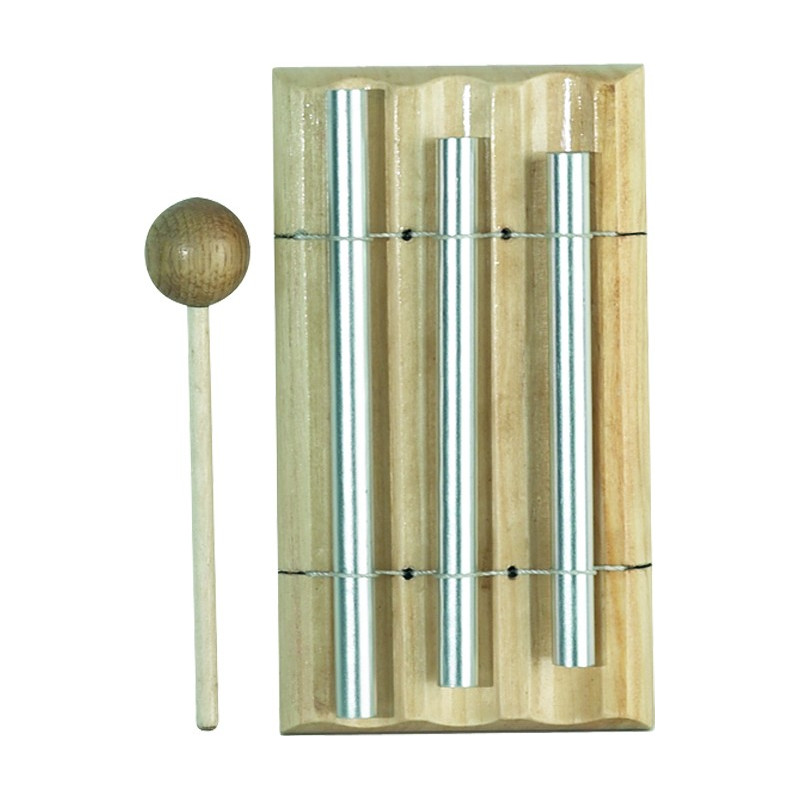GOLDON Chime bar - jednoduchý metalofon, 3 trubičky (11305) GOLDON Chime bar - jednoduchý metalofon, 3 trubičky (11305)