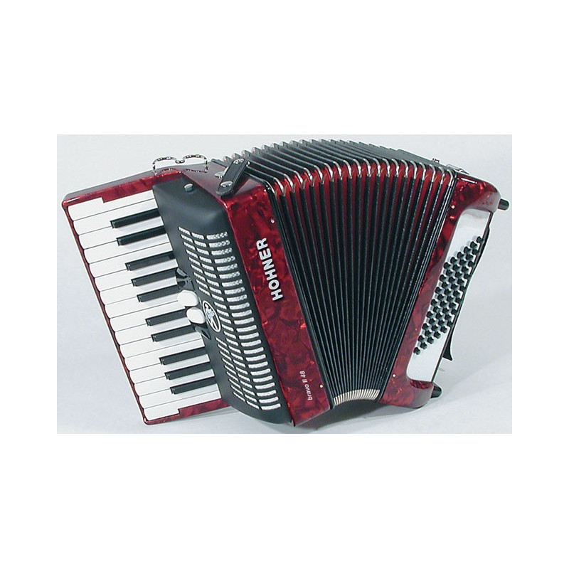 HOHNER Bravo II 48 - klávesový akordeon HOHNER Bravo II 48 - klávesový akordeon