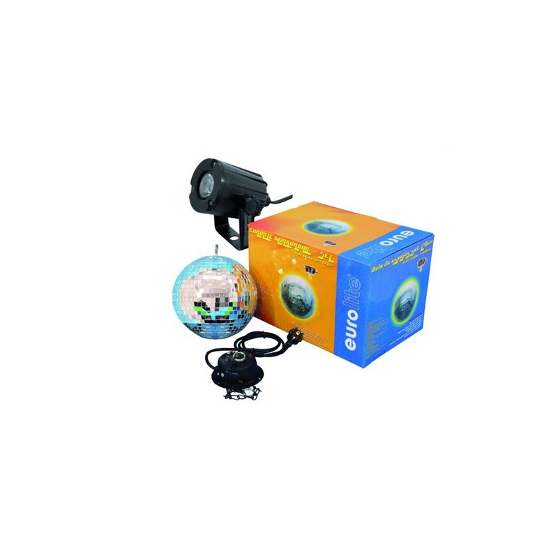 Set LED zrcadlová koule 20 cm, 6000K Set LED zrcadlová koule 20 cm, 6000K