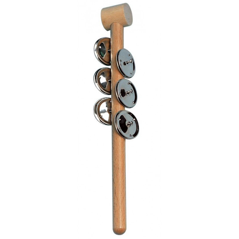 GOLDON - jingle stick - 6 párů plíšků (33430) GOLDON - jingle stick - 6 párů plíšků (33430)
