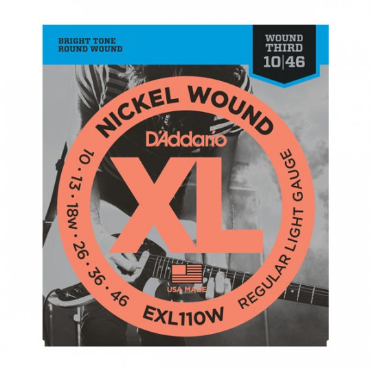 D'Addario EXL110W - struny pro elektrickou kytaru