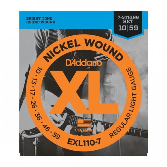 D'Addario EXL110-7 - struny pro elektrickou kytaru