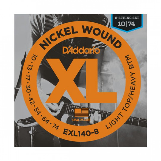 D'Addario EXL140-8 - struny pro elektrickou kytaru