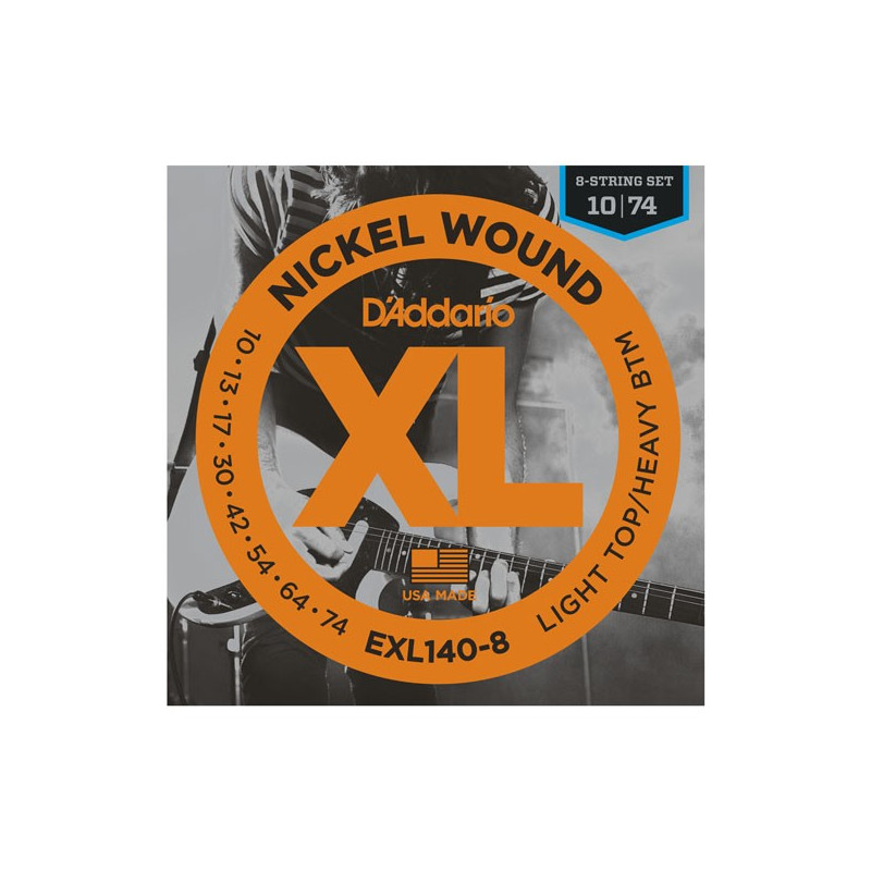 D'Addario EXL140-8 - struny pro elektrickou kytaru D'Addario EXL140-8 - struny pro elektrickou kytaru