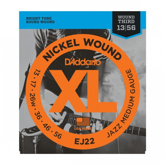 D'Addario EJ22 - struny pro elektrickou kytaru