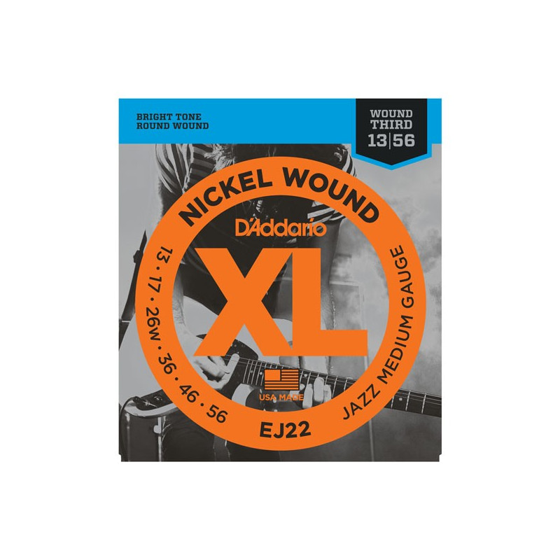 D'Addario EJ22 - struny pro elektrickou kytaru D'Addario EJ22 - struny pro elektrickou kytaru