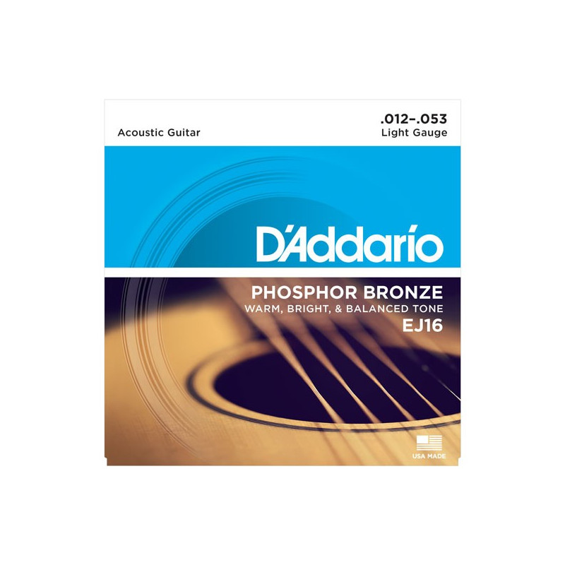 D'Addario EJ16 - struny pro akustickou kytaru D'Addario EJ16 - struny pro akustickou kytaru