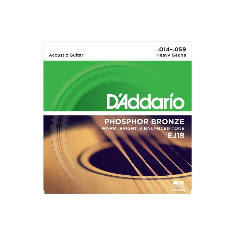 D'Addario EJ18 - struny pro akustickou kytaru D'Addario EJ18 - struny pro akustickou kytaru