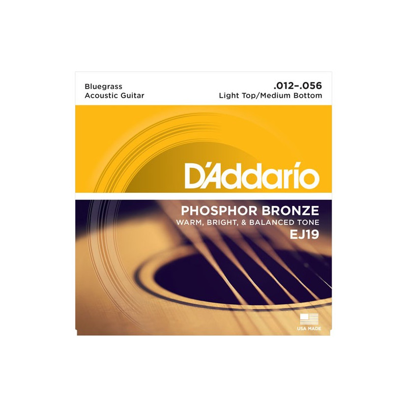D'Addario EJ19 - struny pro akustickou kytaru D'Addario EJ19 - struny pro akustickou kytaru